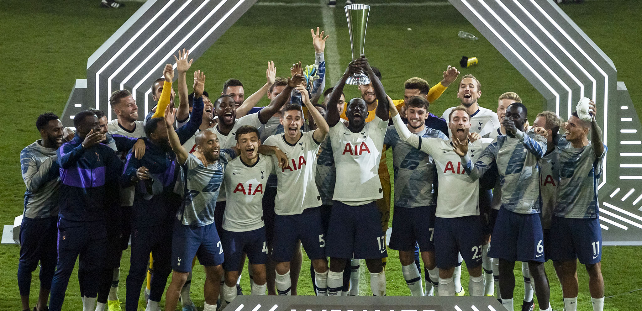 Players hold nerve to lift Audi Cup | Tottenham Hotspur