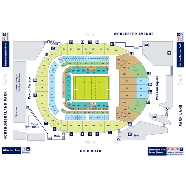 Entering the stadium | New Stadium | Tottenham Hotspur